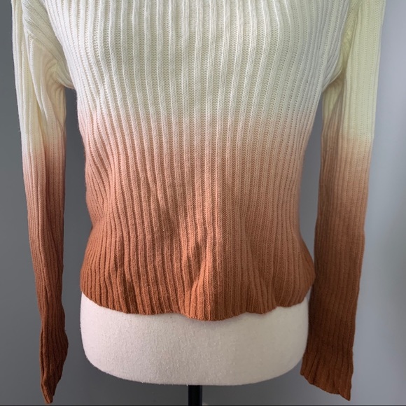 SILENCE + NOISE | Ombré Ribbed Sweater - Picture 4 of 10